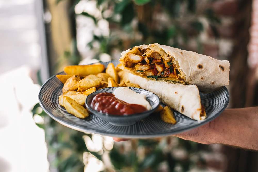 Chicken doner & chips